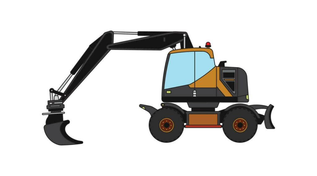 Comparison Between Crawler Excavator and Wheeled Excavator