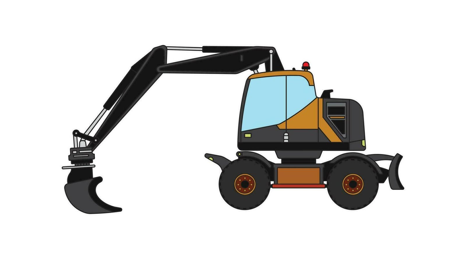 The Comparison Between Crawler Excavator and Wheeled Excavator