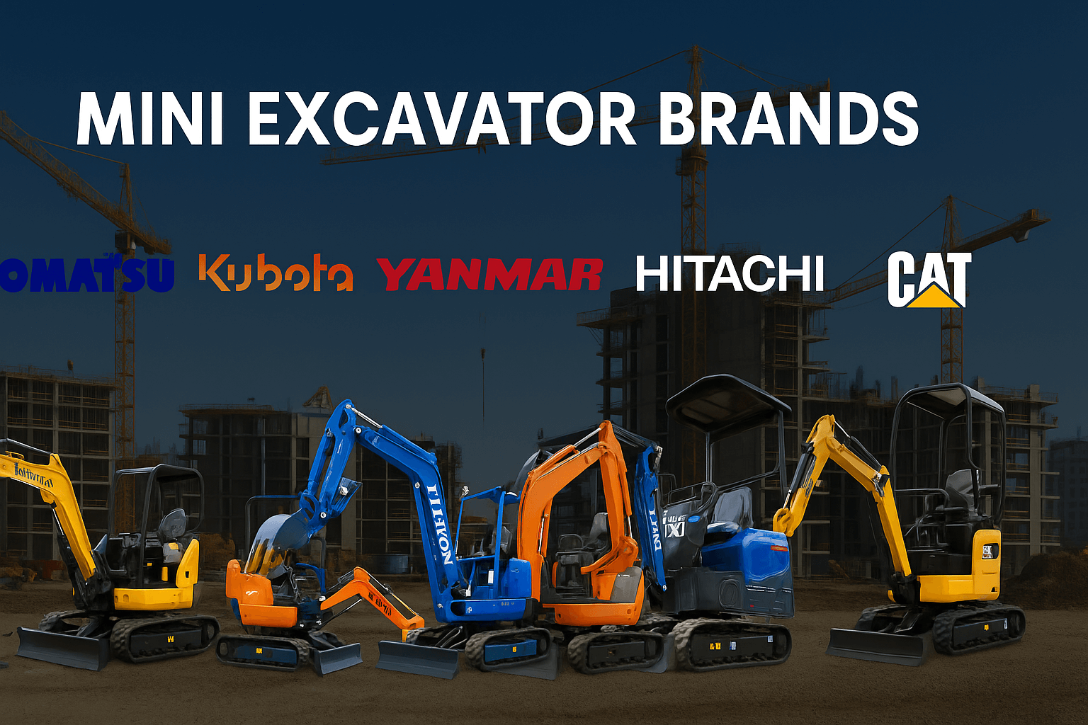 Top Mini Excavators of 2025: Unveiling the Best Choices for Every Project