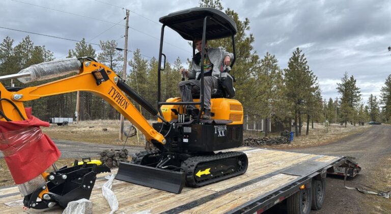 typhon deliveries 1 - American Excavator typhon mini excavator