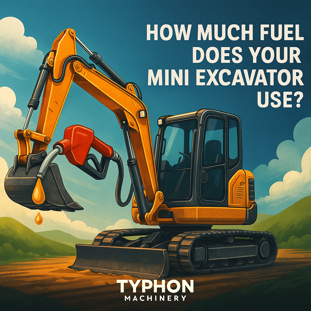 How Much Fuel Does Your Mini Excavator Use