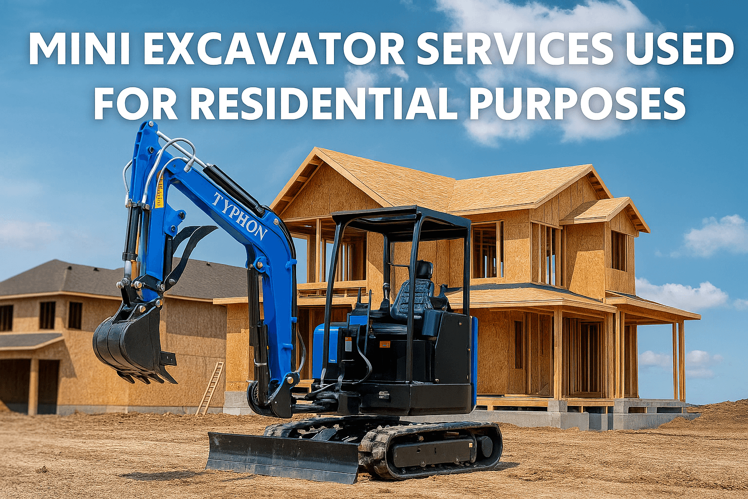 The Ultimate Guide to Different Types of Mini Excavator Services Used for Residential Purposes