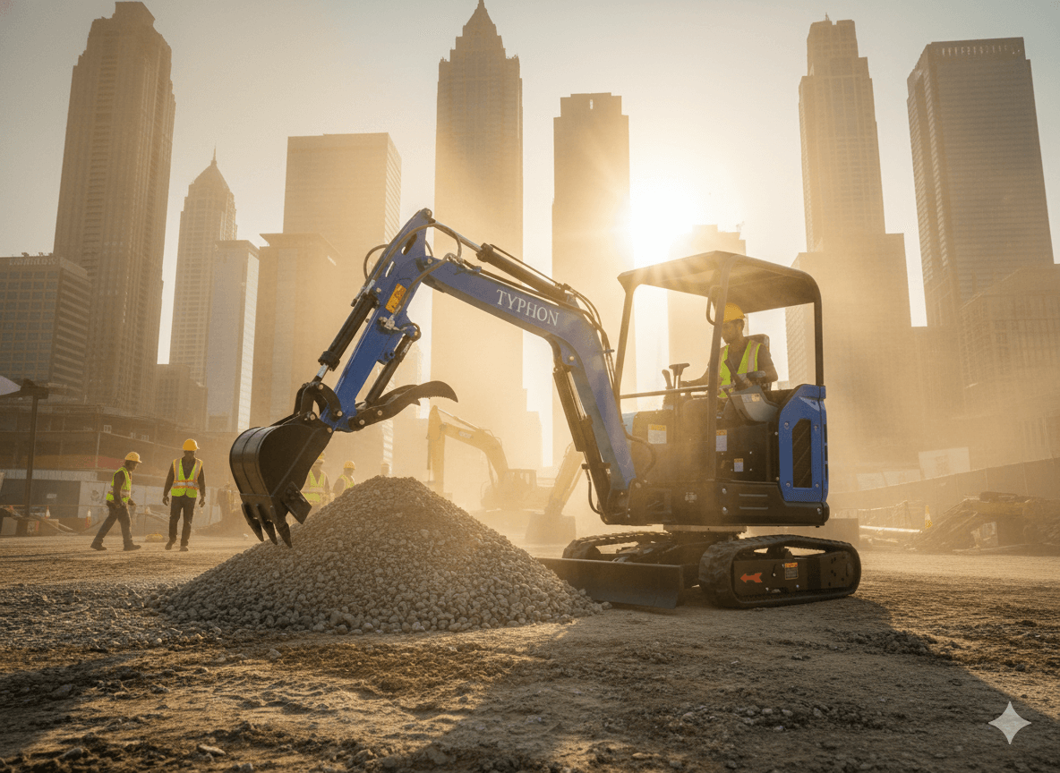 Find Out Which TYPHON Mini Excavator Offers The Best Price