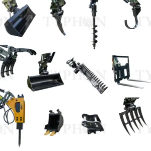12 in 1 Mini Excavator Attachment