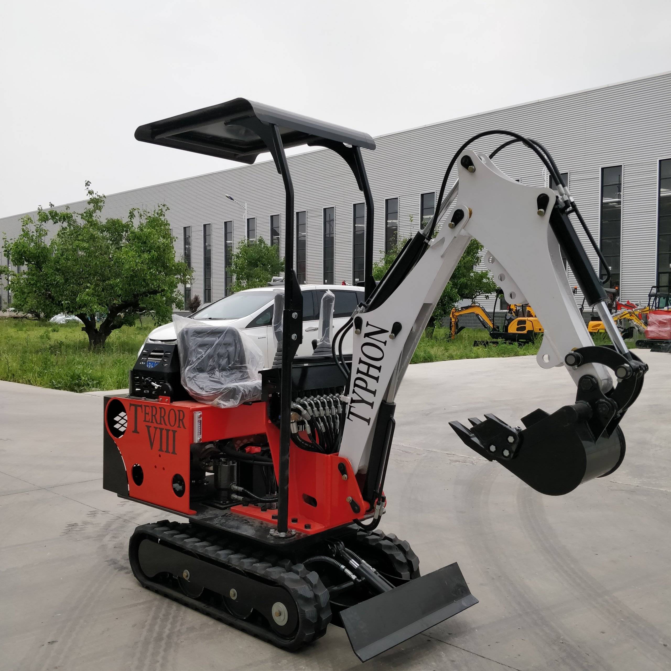 Brand New TYPHON TERROR VIII 800kg Mini Excavator USA3 - American Excavator