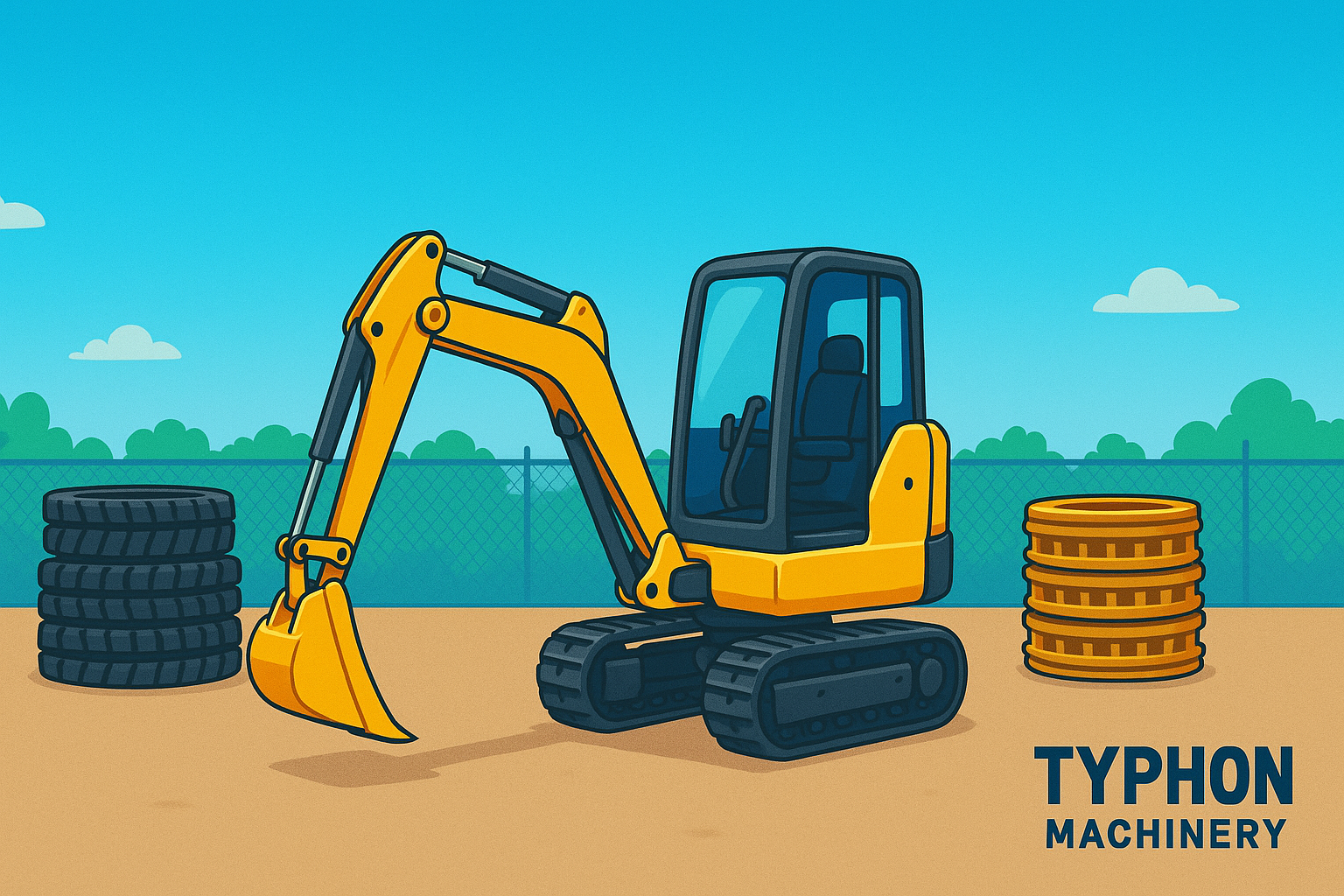 Mini Excavator Face-Off: Rubber Tracks vs. Steel Tracks — Which Wins the Toughest Challenge?