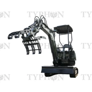 Compact Grapple Attachment For 2-3 ton Mini Excavator