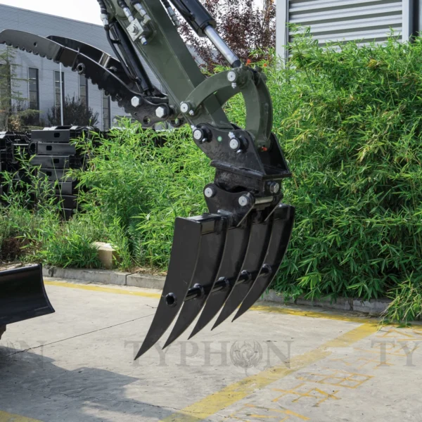 Mini Digger Rakes Mini Excavator Rake Compact Attachment General for 2-3 ton Small Digger ...