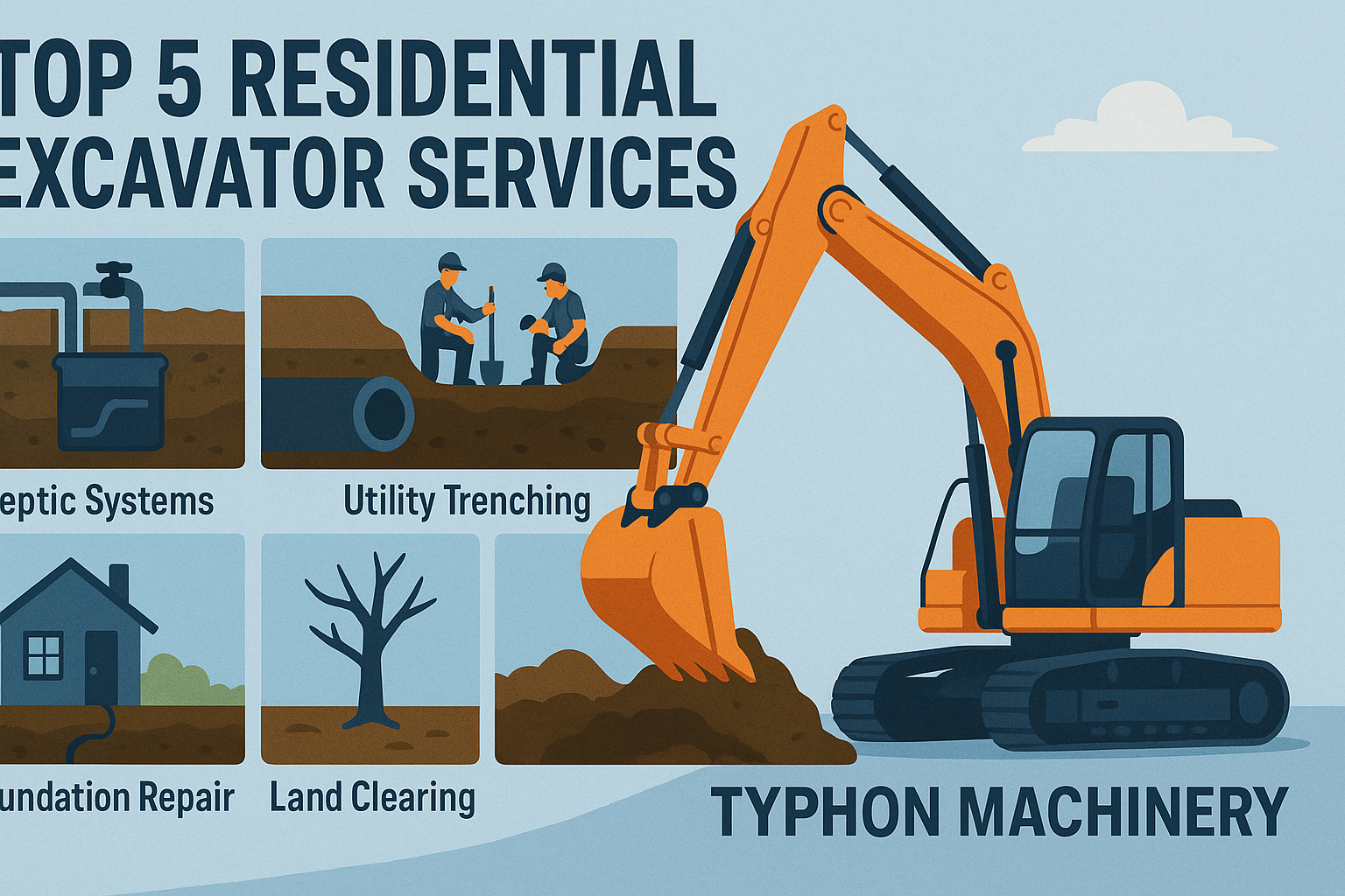 Transform your business with Residential Excavation Services! Find out 5 profitable niche services