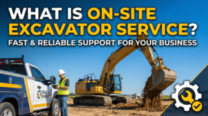 On-Site Excavator Service - American Excavator On-Site Excavator Service
