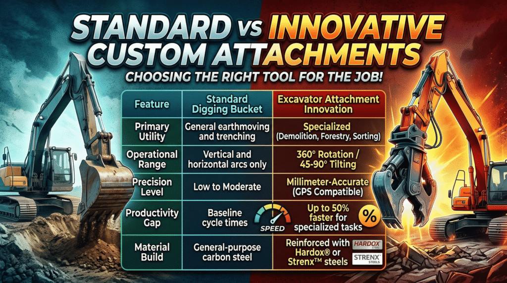 Choose Excavator Attachment Innovation