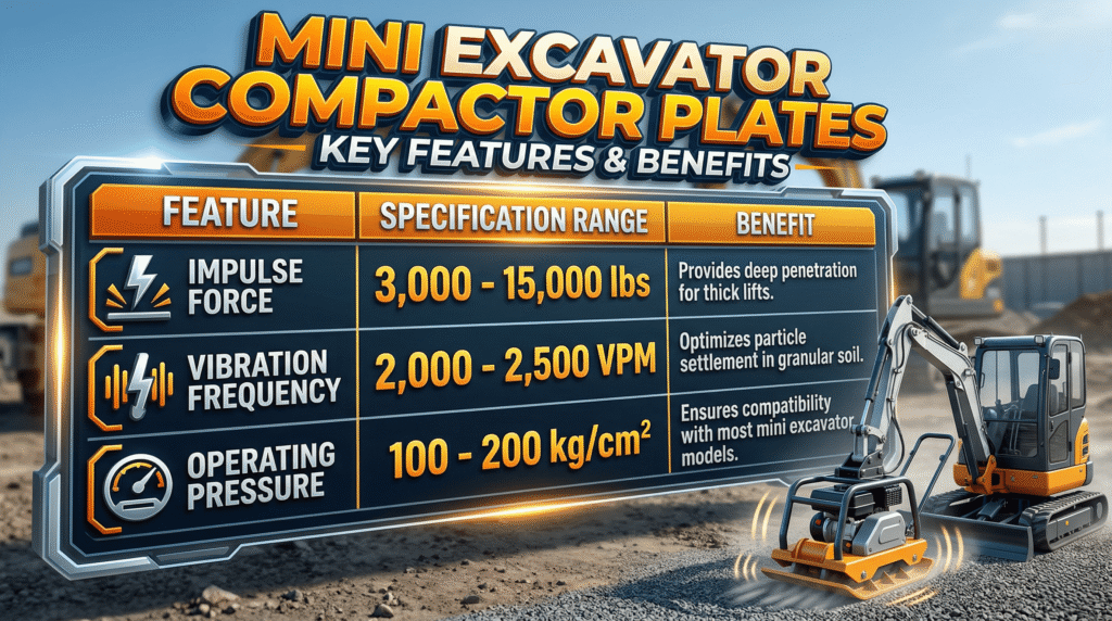 Mini Excavator Compactor Plate Benefits