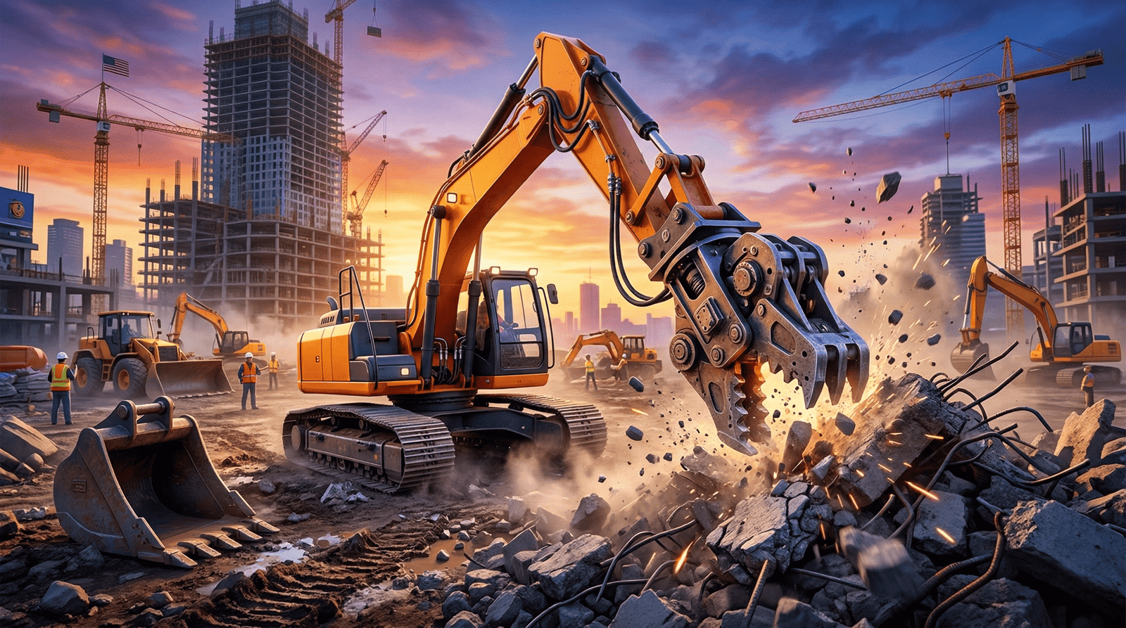 Excavator Attachment Innovation is here! Dive into custom American attachments!