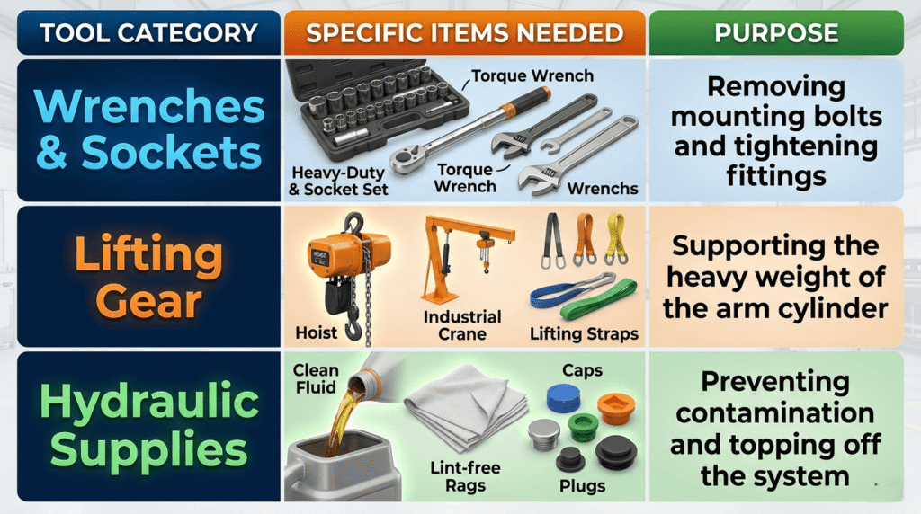 Hydraulic Arm Cylinder Installation on Mini Excavators Guide