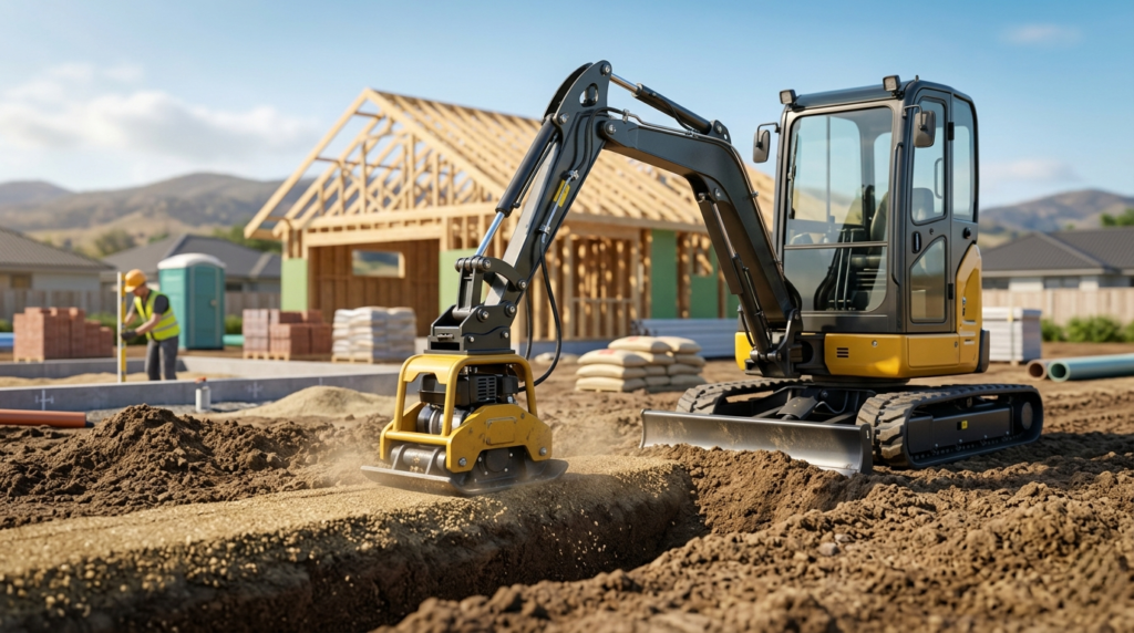 Mini Excavator Compactor Plate