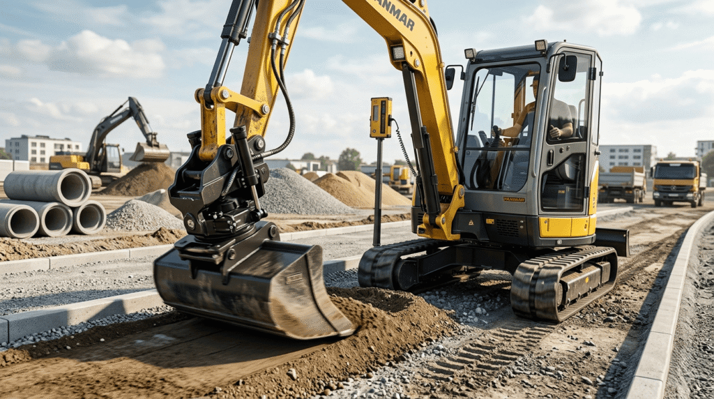 The Tiltrotator Mini Excavator Attachment