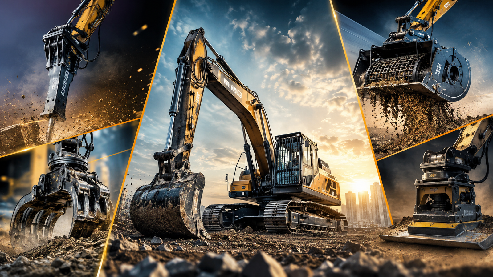 Unleash the power of Excavator Attachments for Construction! Explore our top 5 picks!