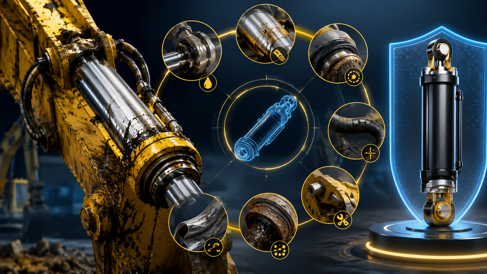 Prevent Hydraulic Arm Cylinder Failures with our insights! Explore 7 common issues!