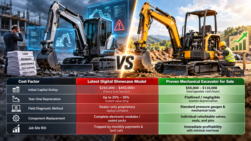 Mini Excavator for Sale Table - American Excavator Mini Excavator for Sale Table
