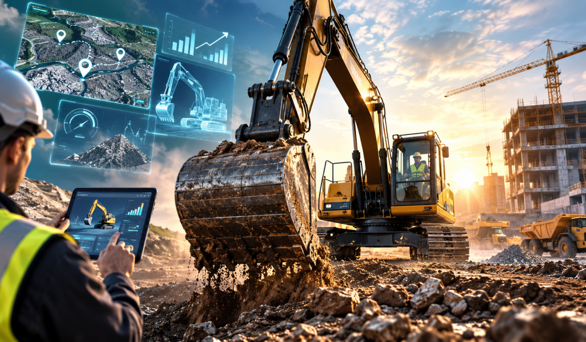 Excavator technology for jobsite efficiency