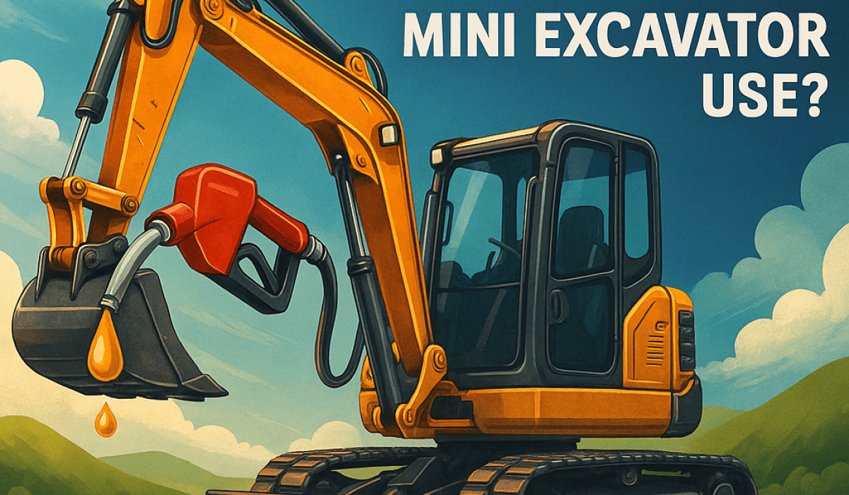 How Much Fuel Does Your Mini Excavator Use