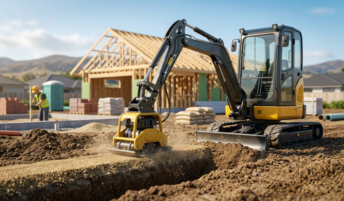 Mini Excavator Compactor Plate