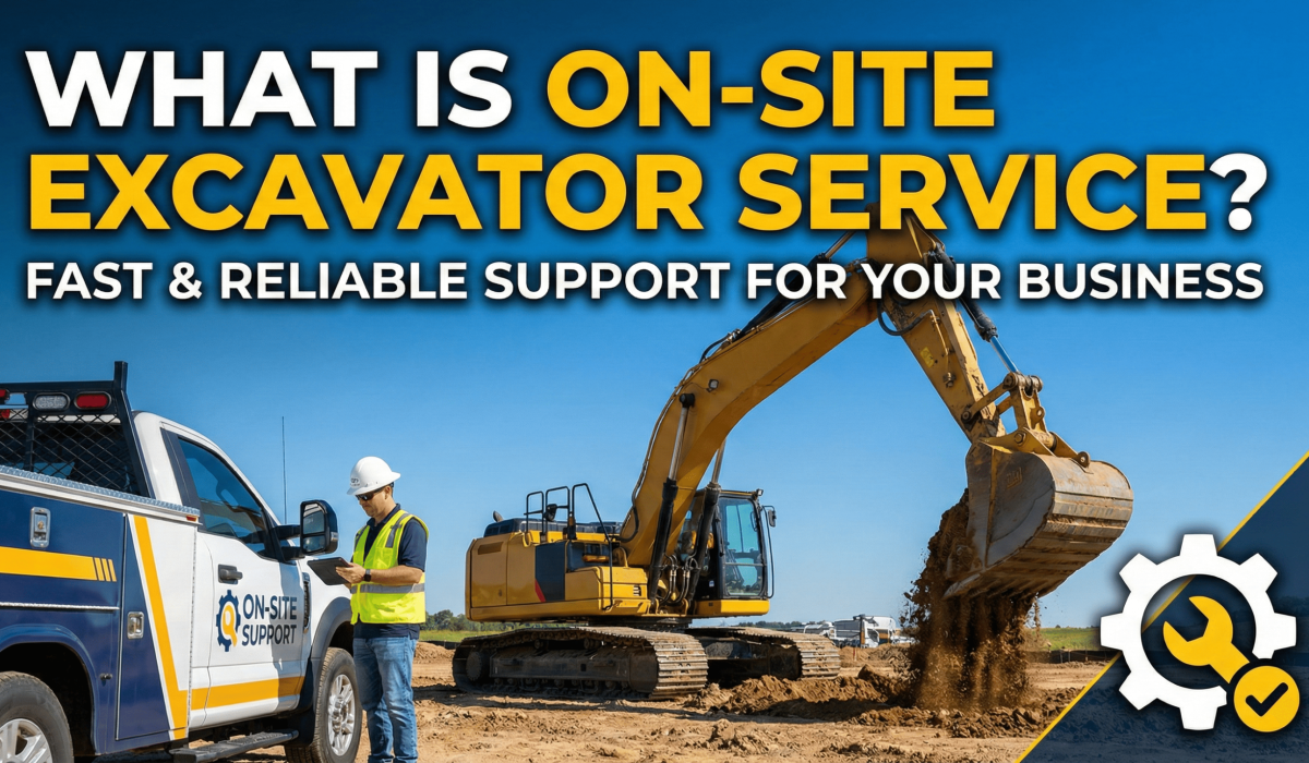 On-Site Excavator Service