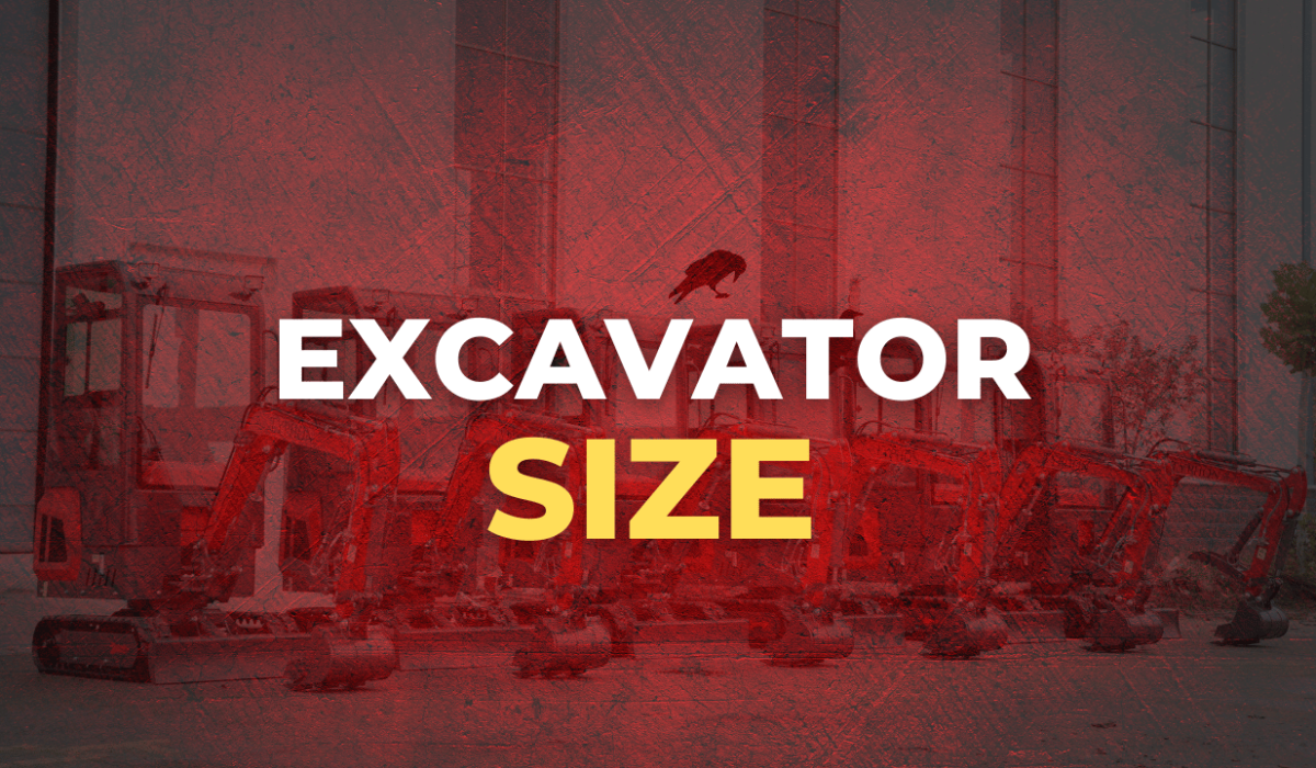 excavator size