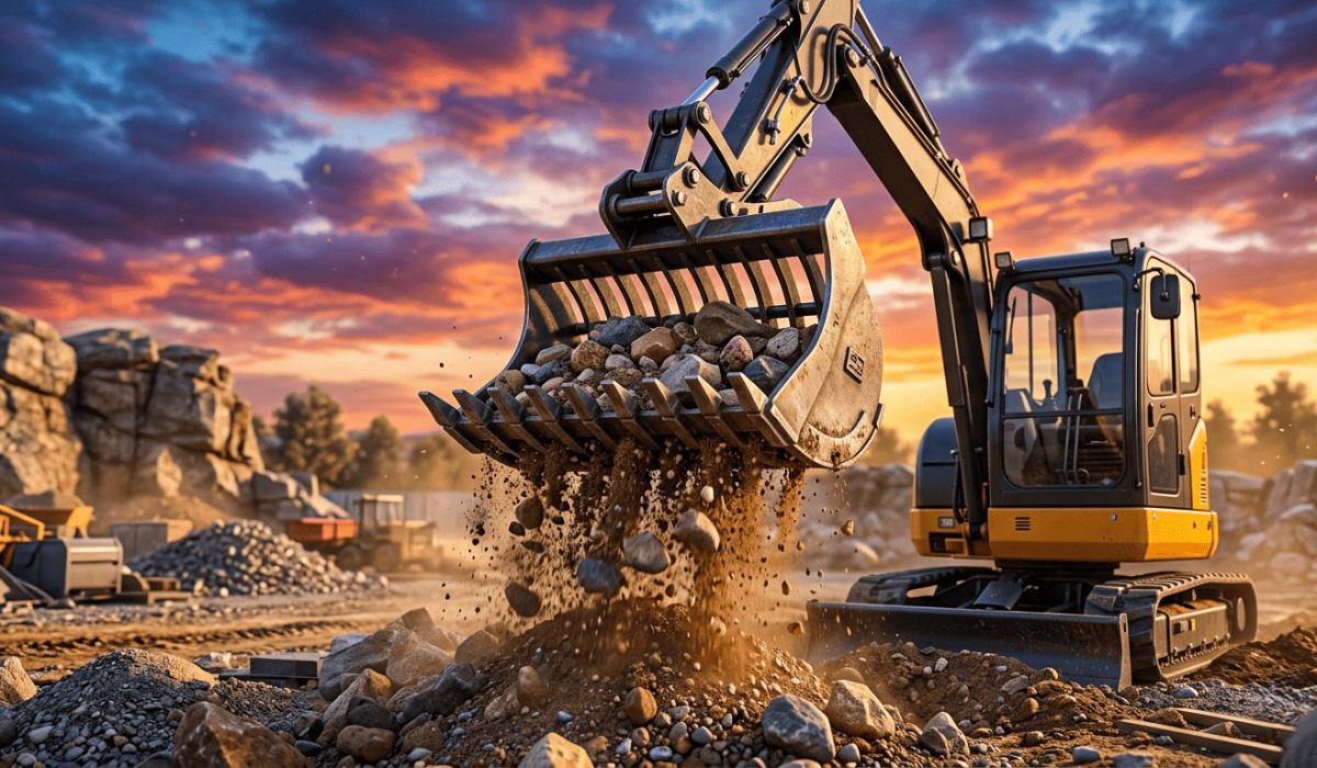 The Skeleton Bucket for Mini Excavator