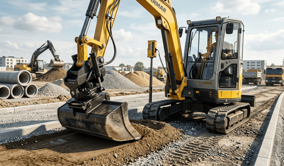 The Tiltrotator Mini Excavator Attachment
